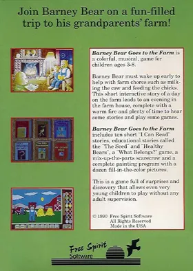 Barney Bear Goes to the Farm_Disk1 box cover back